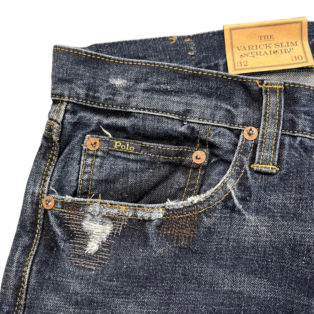 POLO RALPH LAUREN Mens The Varick Slim Straight Jeans - Picture 10 of 14